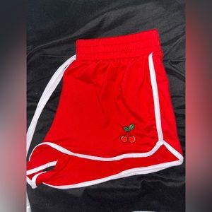Red Beach Shorts